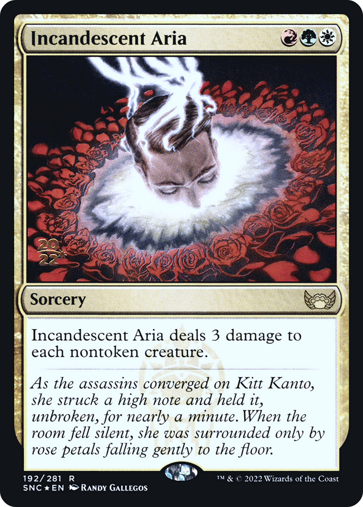 Incandescent Aria [Streets of New Capenna Prerelease Promos]-1