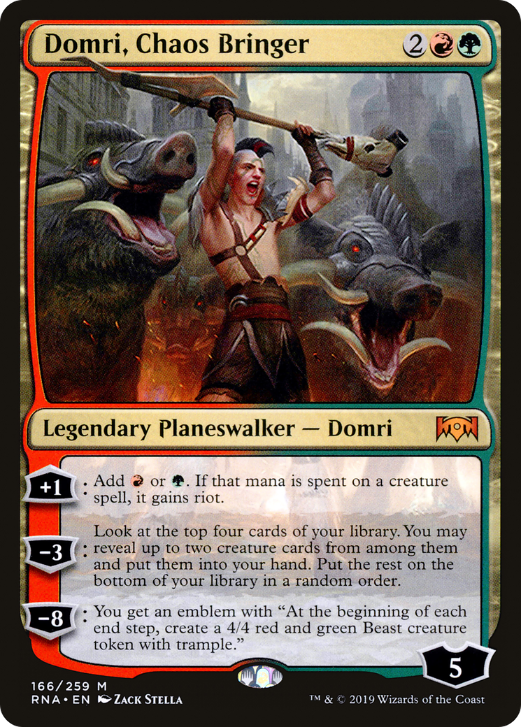 Domri, Chaos Bringer [Ravnica Allegiance]-1
