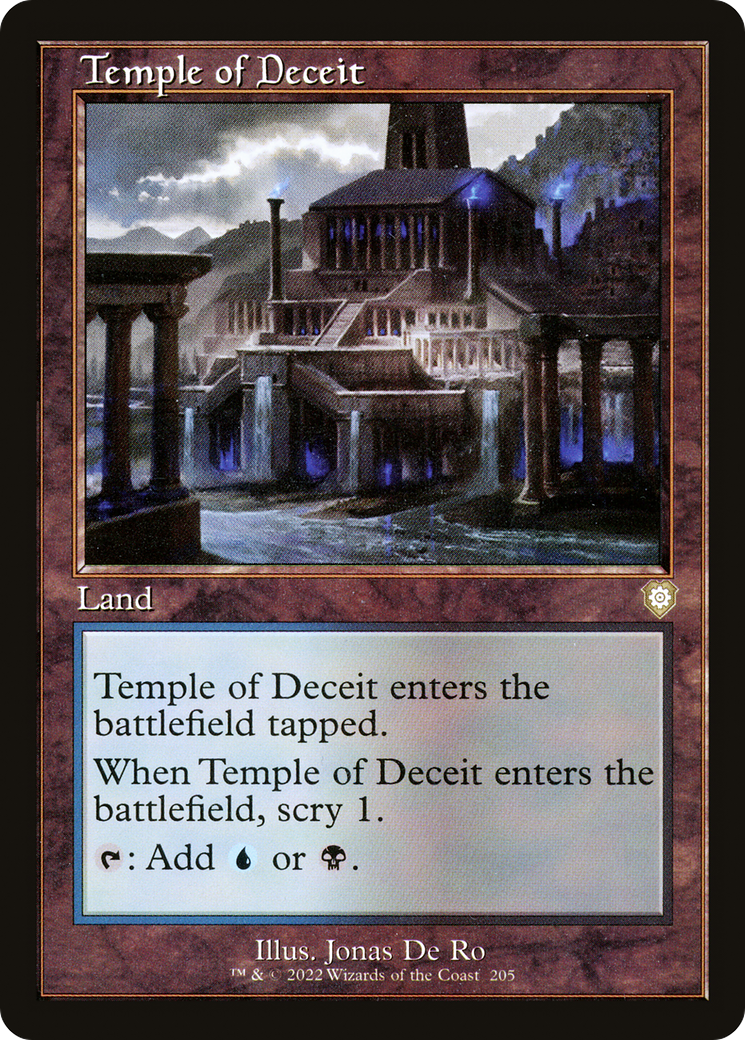 Temple of Deceit (Retro) [The Brothers' War Commander]-1