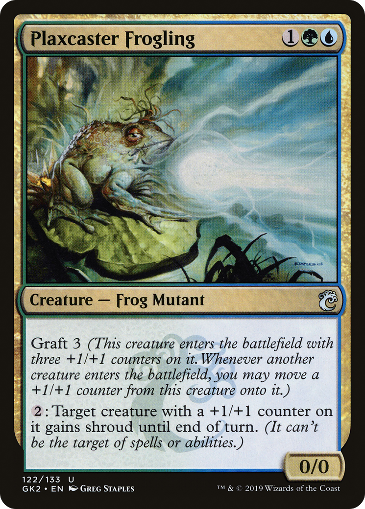 Plaxcaster Frogling [Ravnica Allegiance Guild Kit]-1