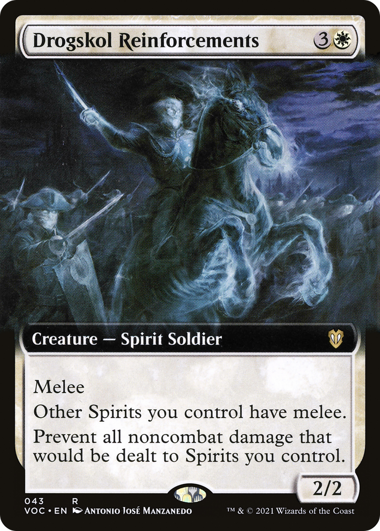 Drogskol Reinforcements (Extended Art) [Innistrad: Crimson Vow Commander]-1