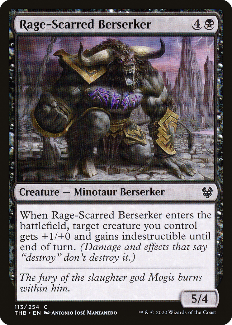Rage-Scarred Berserker [Theros Beyond Death]-1