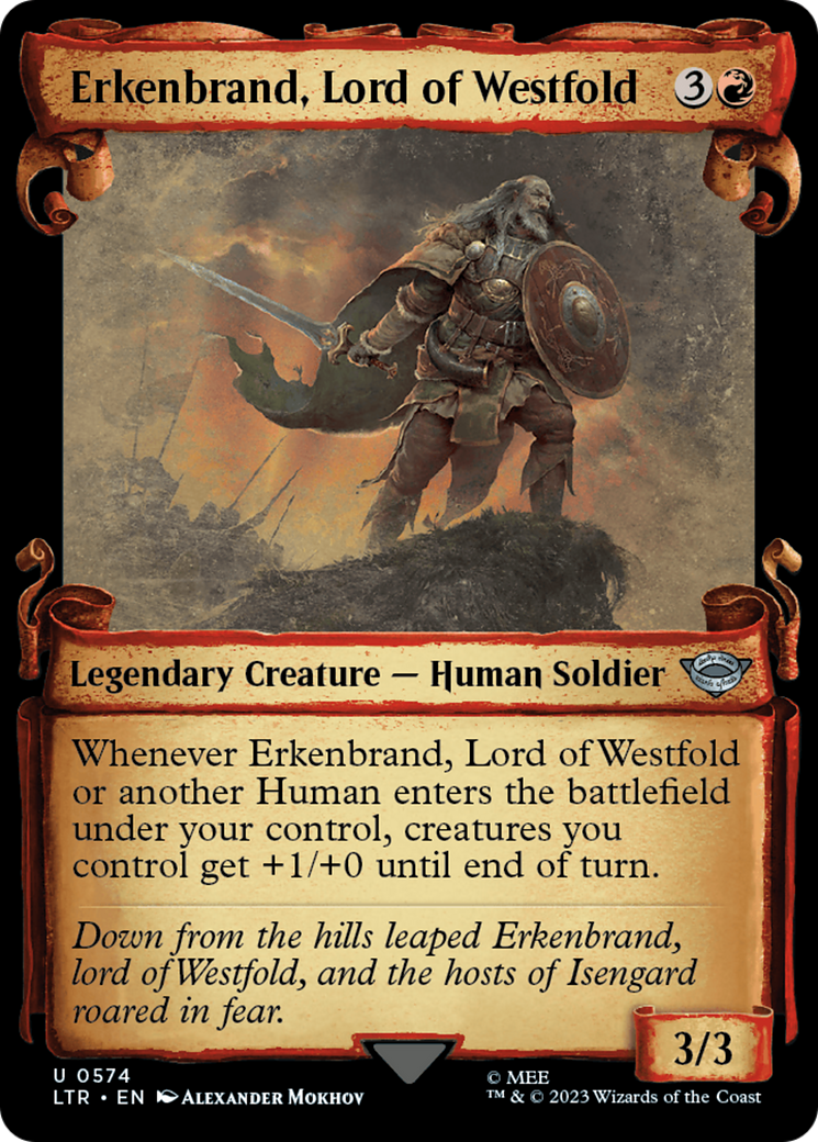 Erkenbrand, Lord of Westfold [The Lord of the Rings: Tales of Middle-Earth Showcase Scrolls]-1
