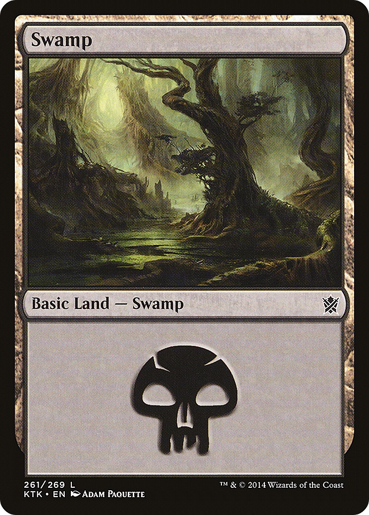 Swamp (261) [Khans of Tarkir]-1