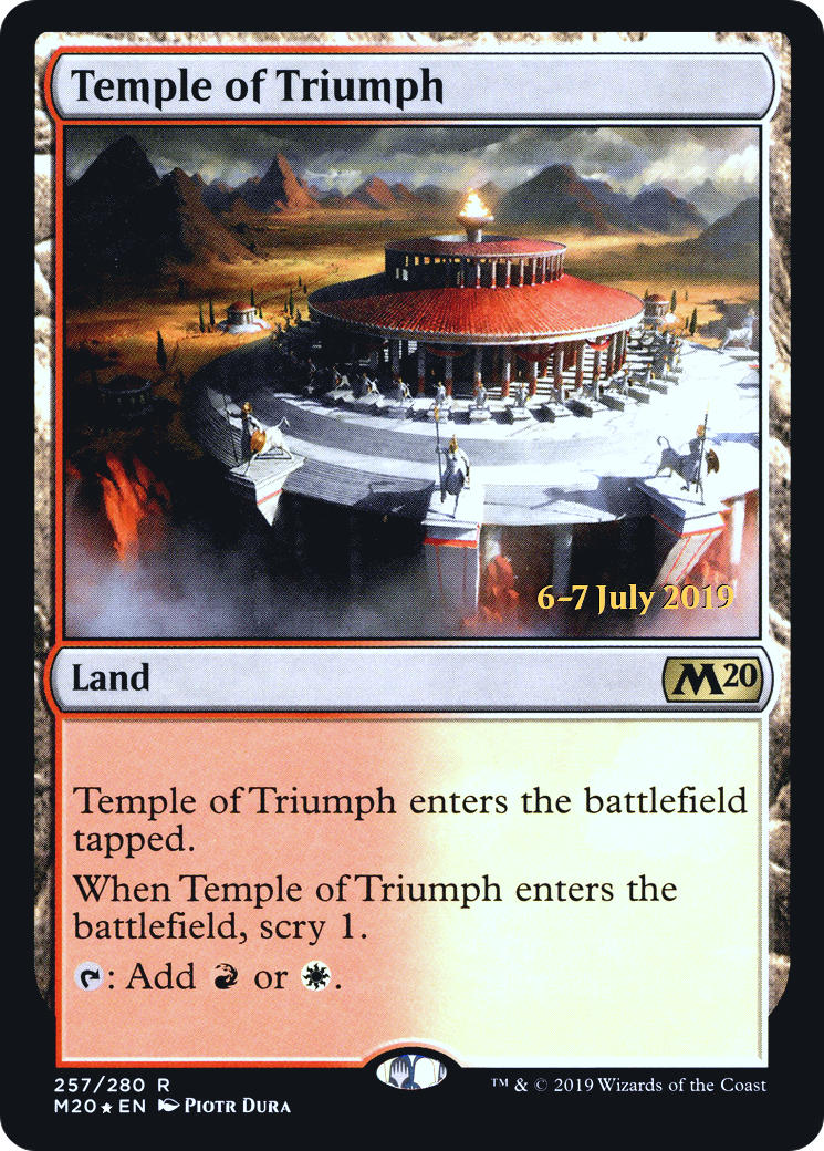 Temple of Triumph [Core Set 2020 Prerelease Promos]-1