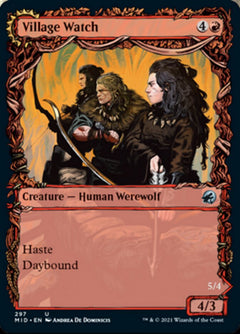 Village Watch // Village Reavers (Showcase Equinox) [Innistrad: Midnight Hunt]-1