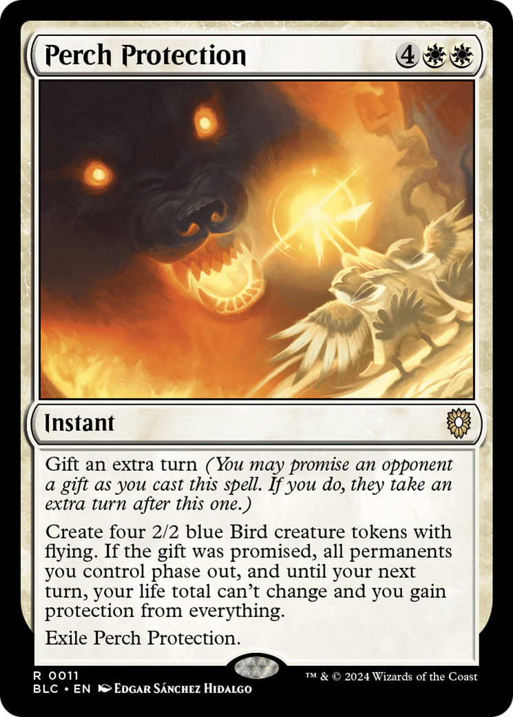 Perch Protection [Bloomburrow Commander]-1