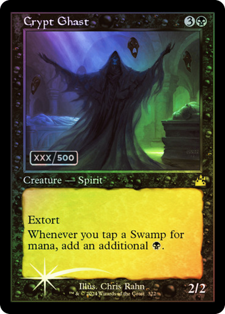 Crypt Ghast (Retro) (Serialized) [Ravnica Remastered]-1
