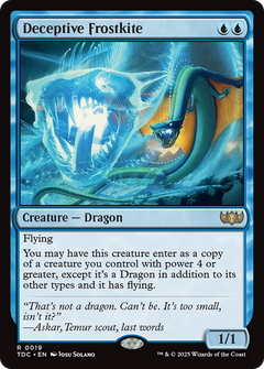 Deceptive Frostkite [Tarkir: Dragonstorm Commander]-1