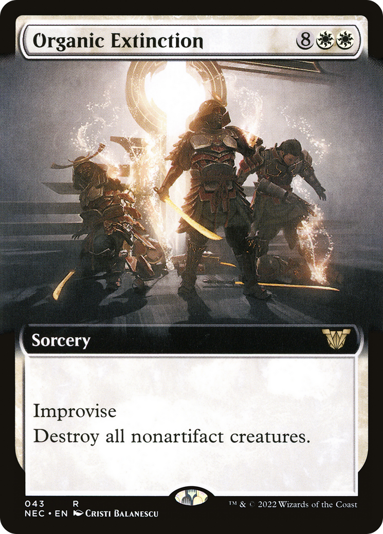 Organic Extinction (Extended Art) [Kamigawa: Neon Dynasty Commander]-1