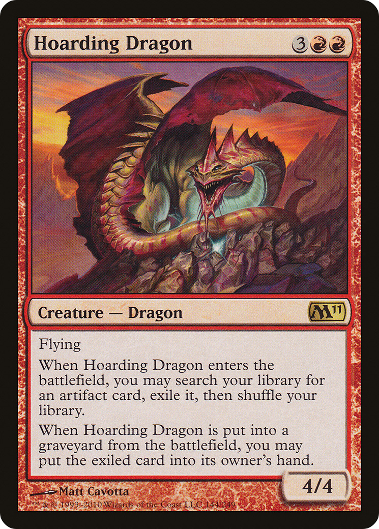 Hoarding Dragon [Magic 2011]-1
