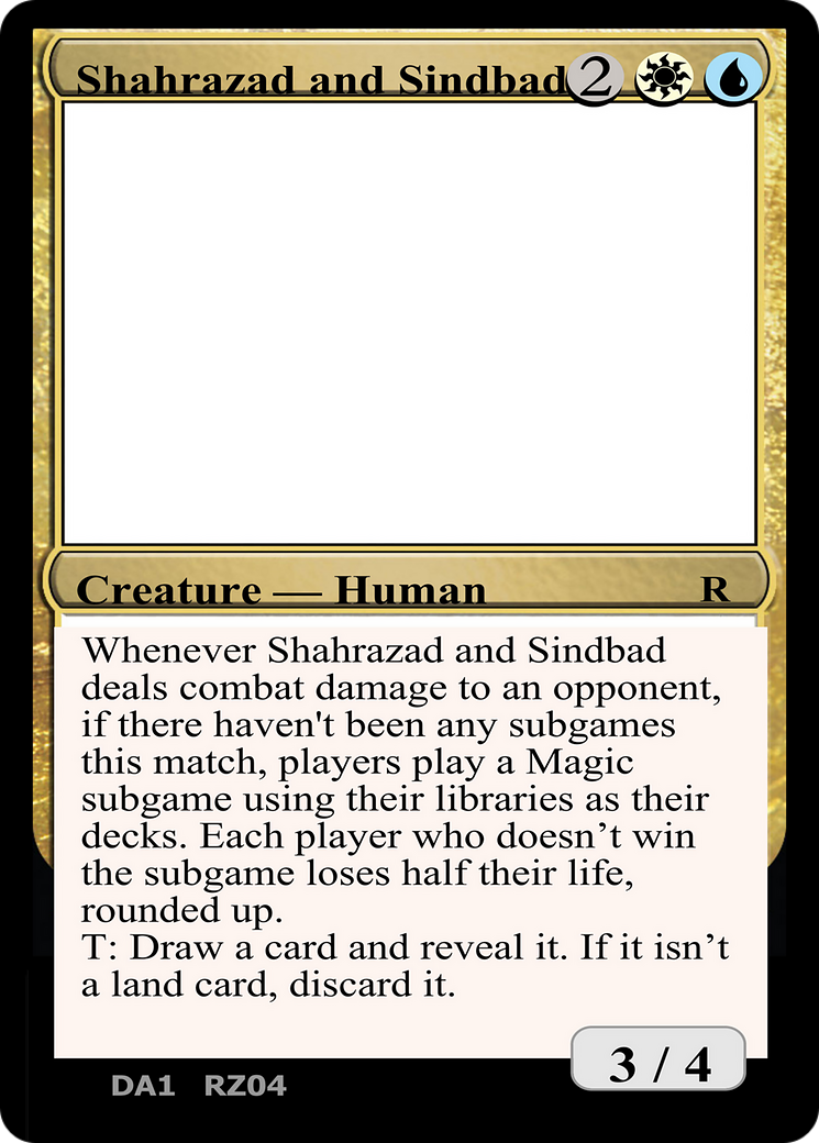 Shahrazad and Sindbad (UNK-RZ04G) - Unknown Event-1