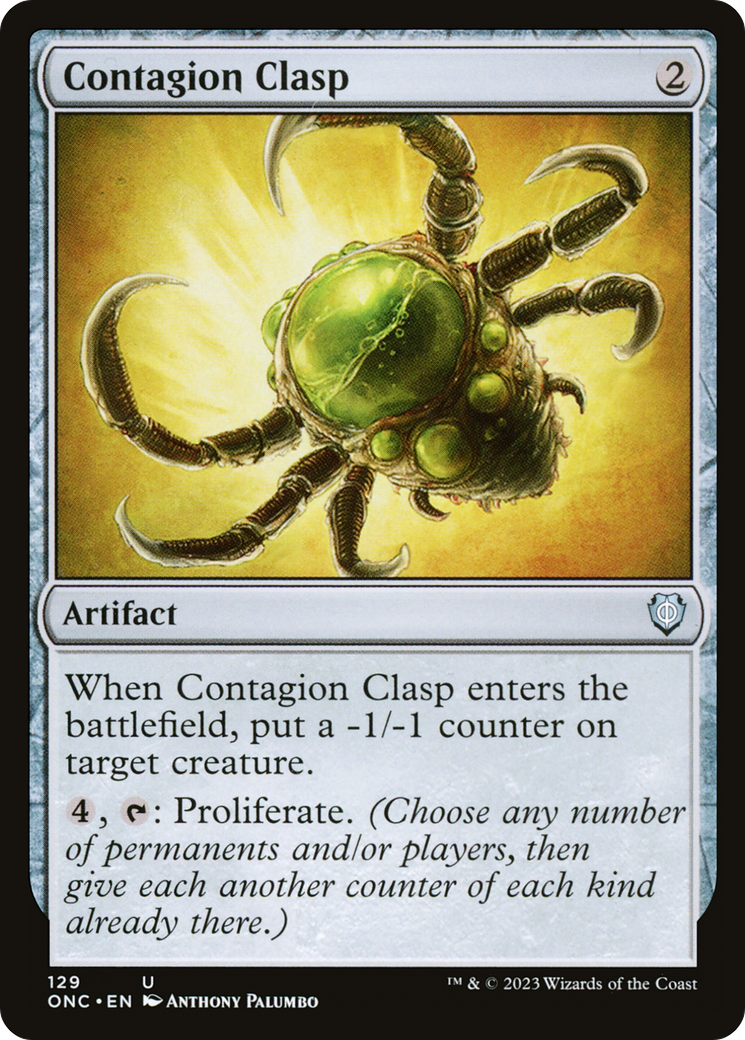 Contagion Clasp [Phyrexia: All Will Be One Commander]-1