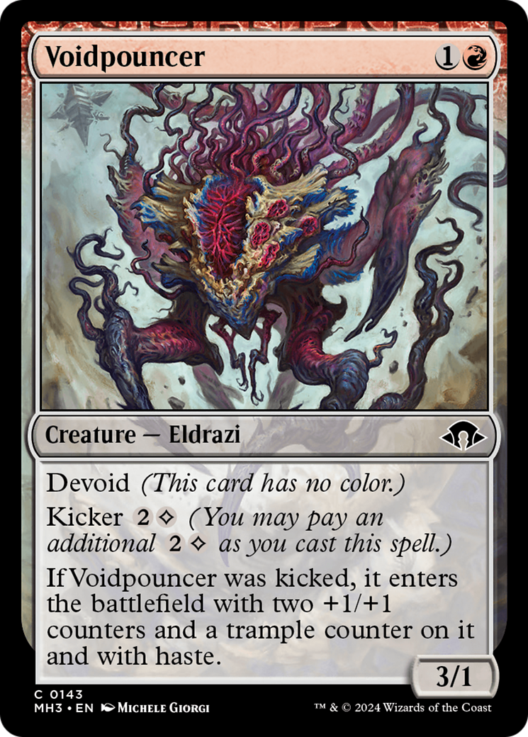 Voidpouncer (MH3-143) - Modern Horizons 3: (devoid) Foil-1