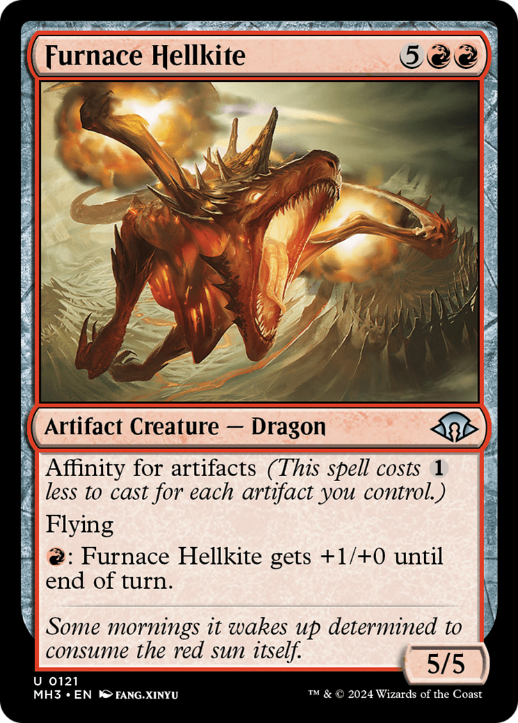 Furnace Hellkite [Modern Horizons 3]-1