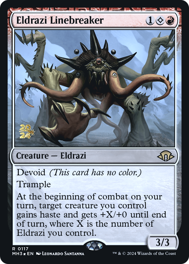 Eldrazi Linebreaker [Modern Horizons 3 Prerelease Promos]-1