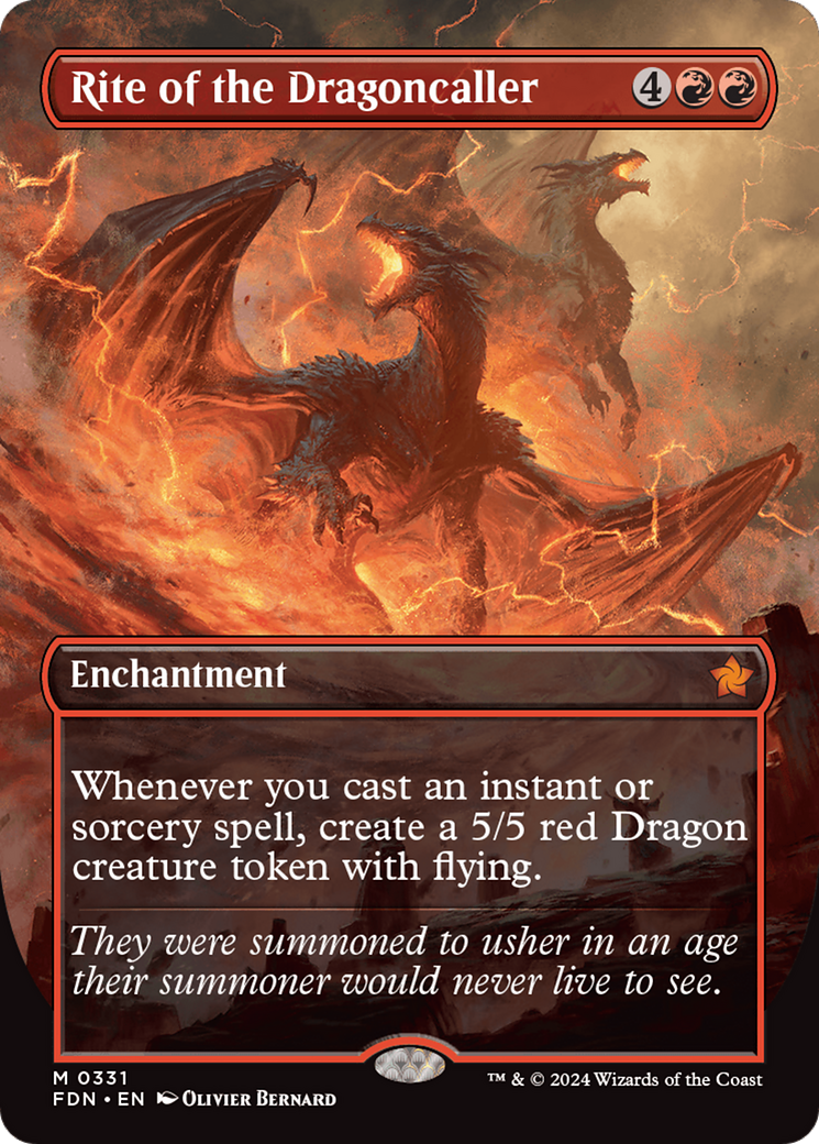 Rite of the Dragoncaller (Borderless) [Foundations]-1