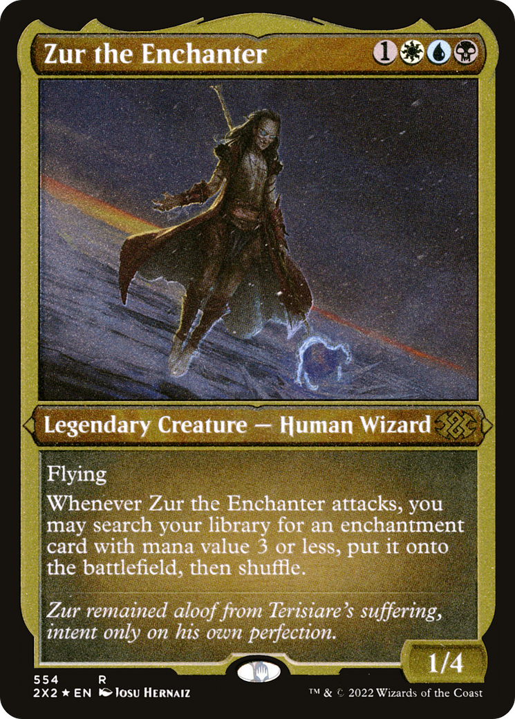 Zur the Enchanter (Foil Etched) (2X2-554) - Double Masters 2022 Foil-1