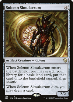 Solemn Simulacrum [Commander 2021]-1