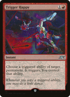 Trigger Happy (Galaxy Foil) (UNF-411) - Unfinity Foil-1