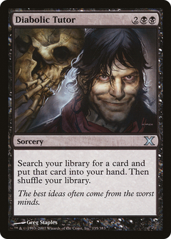 Diabolic Tutor [Tenth Edition]-1