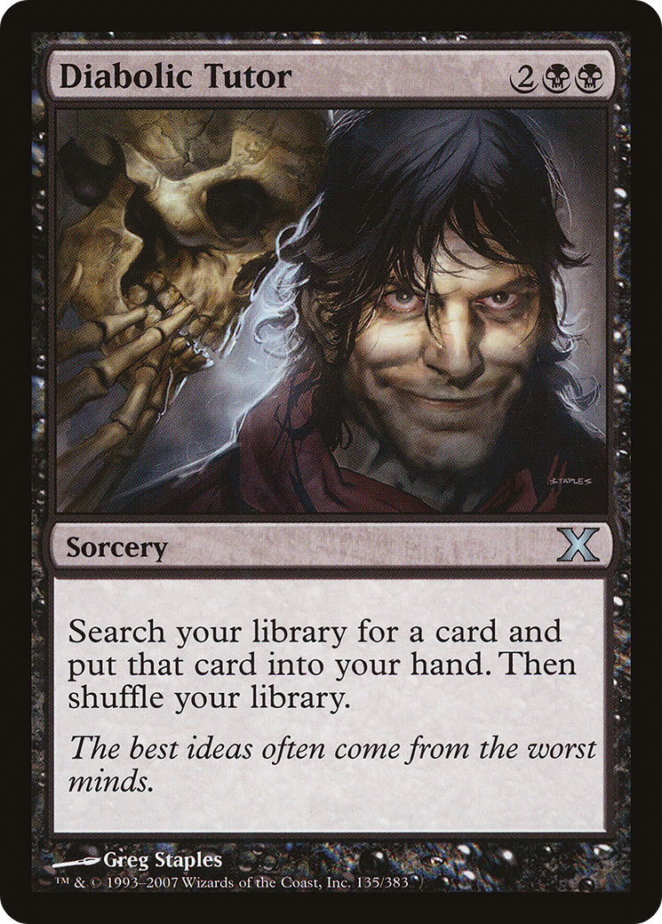 Diabolic Tutor [Tenth Edition]-1