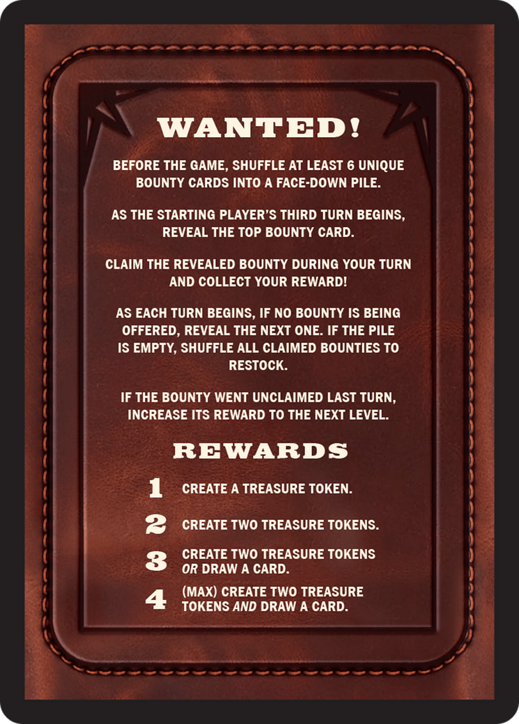 Bounty: Rissa "Blades" Lee // Wanted! (TOTC-038) - Outlaws of Thunder Junction Commander Tokens Foil-2