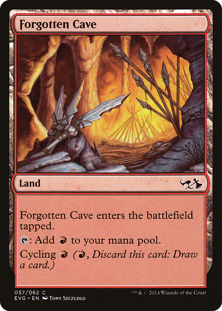Forgotten Cave (Elves vs. Goblins) [Duel Decks Anthology]-1