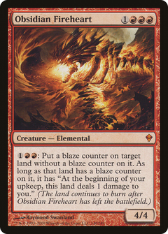 Obsidian Fireheart [Zendikar]-1