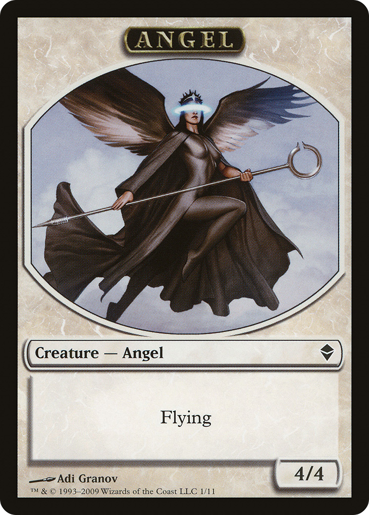 Angel Token [Zendikar Tokens]-1