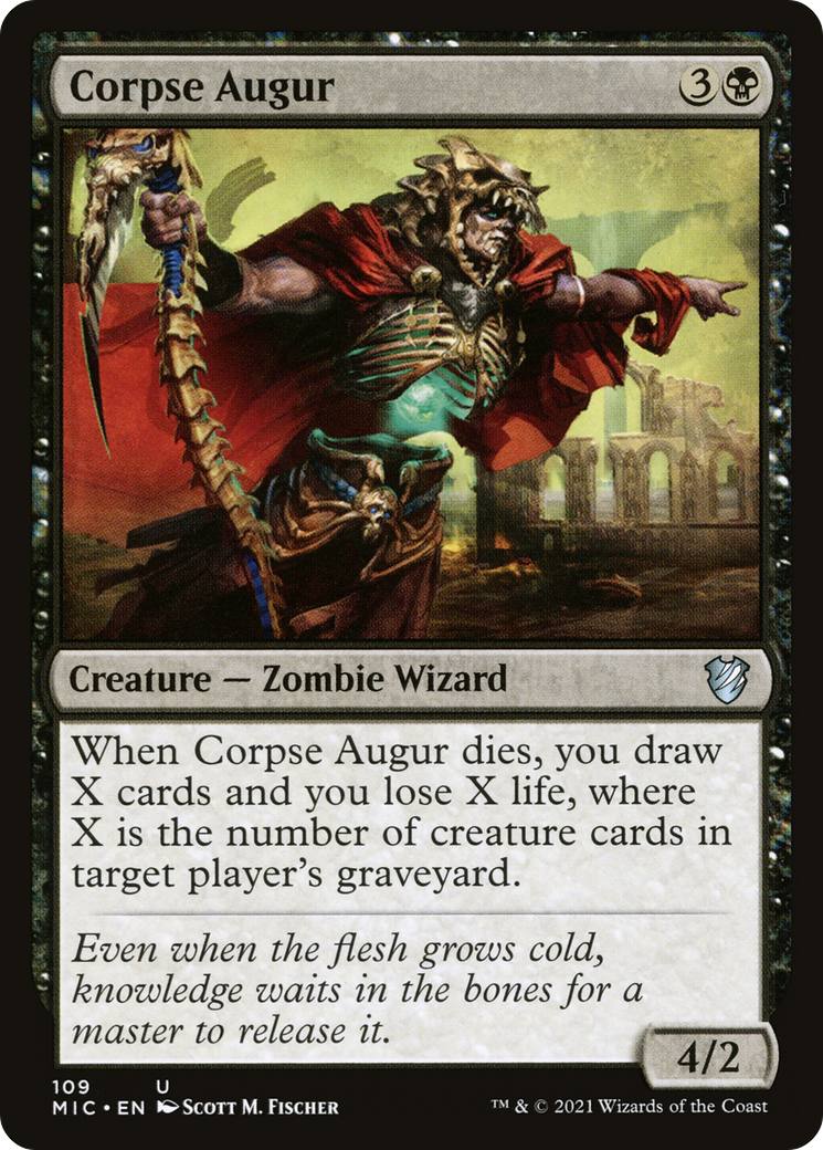 Corpse Augur [Innistrad: Midnight Hunt Commander]-1