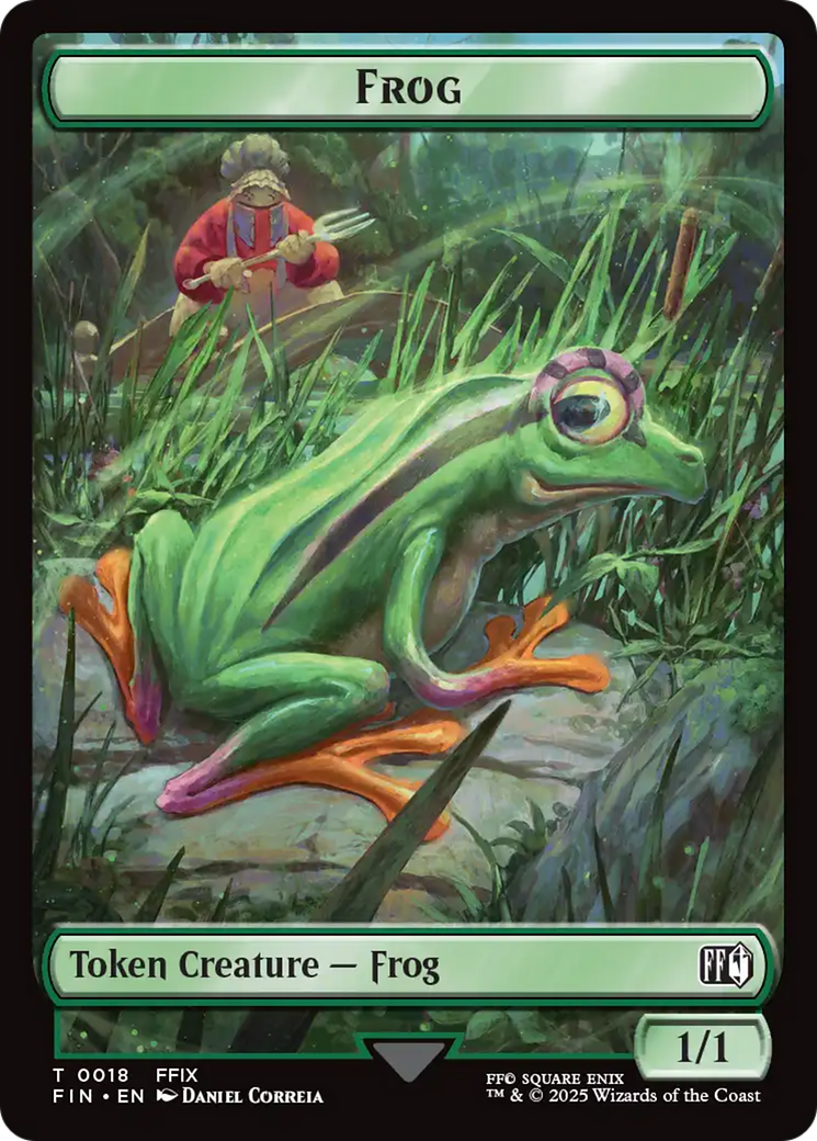 Hero (0009) // Frog Double-Sided Token [FINAL FANTASY Tokens]-2