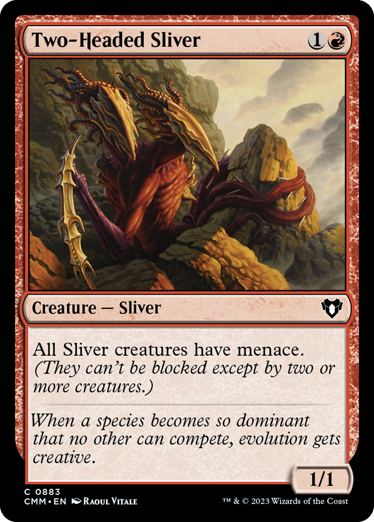 Two-Headed Sliver (CMM-883) - Commander Masters-1