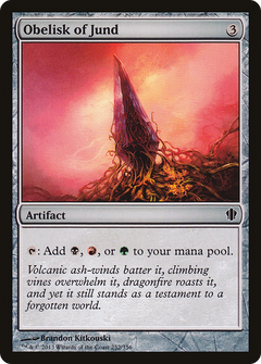 Obelisk of Jund [Commander 2013]-1