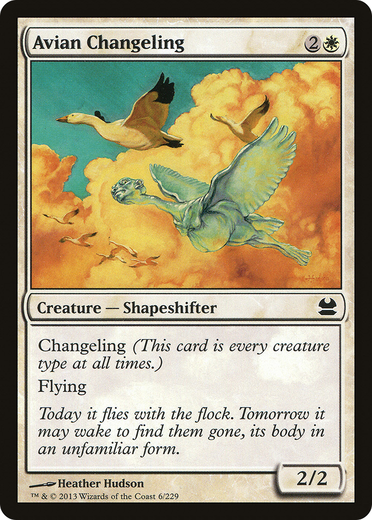 Avian Changeling [Modern Masters]-1
