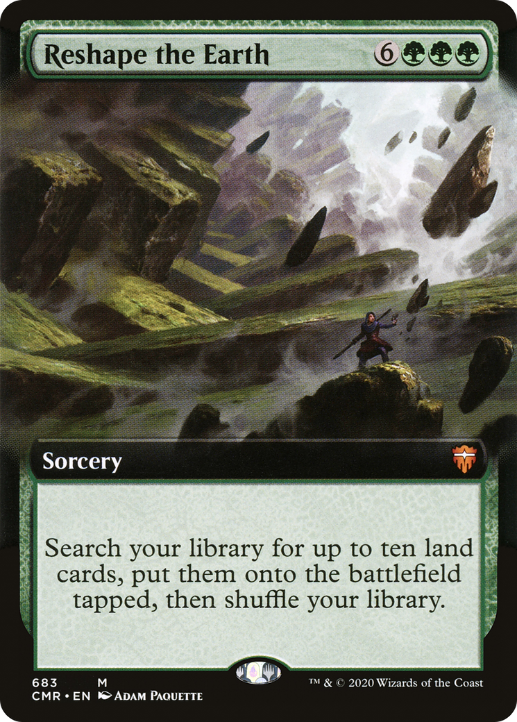 Reshape the Earth (Extended Art) [Commander Legends]-1