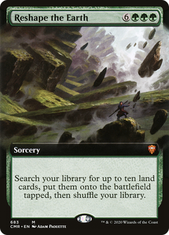 Reshape the Earth (Extended Art) [Commander Legends]-1