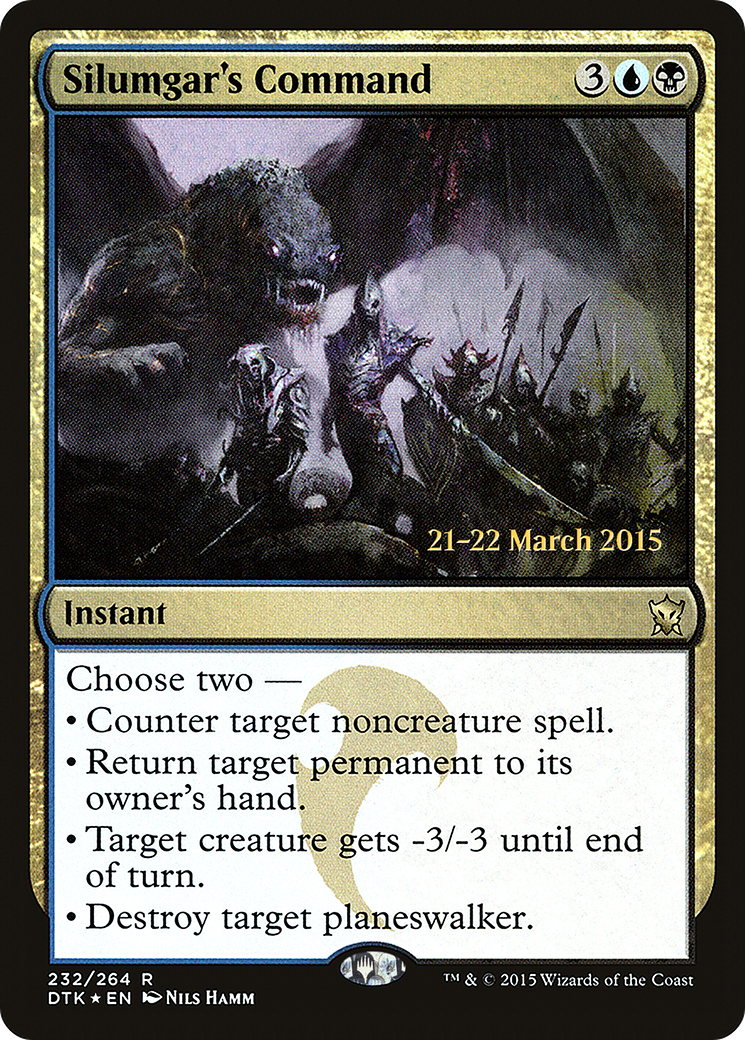 Silumgar's Command [Dragons of Tarkir Prerelease Promos]-1