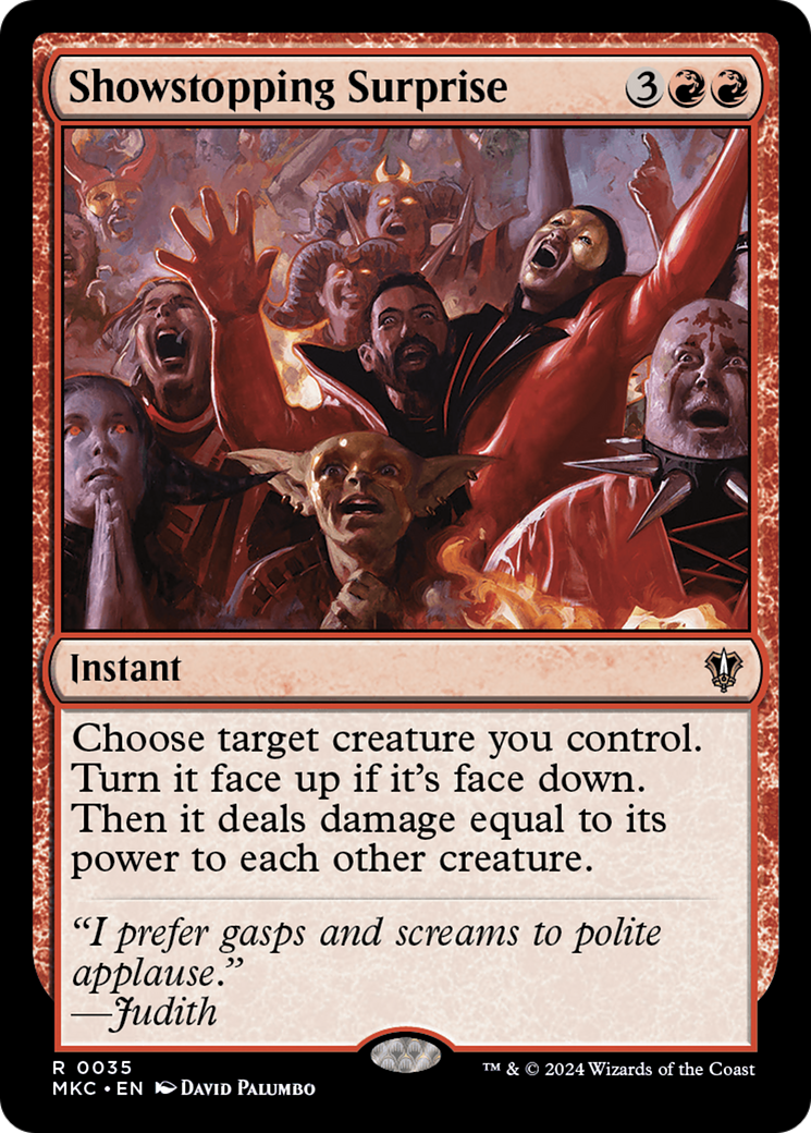 Showstopping Surprise [Murders at Karlov Manor Commander]-1