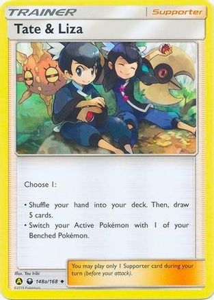 Tate & Liza (148a/168) (Alternate Art Promo) (Battle Arena Deck Exclusive) [Sun & Moon: Celestial Storm]-1