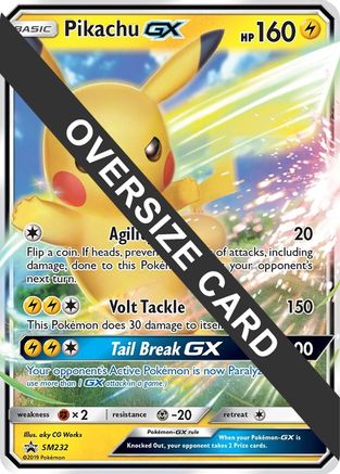 Pikachu GX (SM232) (Jumbo Card) [Sun & Moon: Black Star Promos]-1