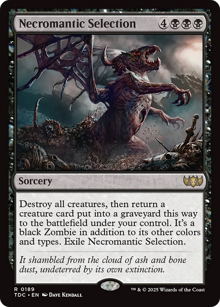 Necromantic Selection [Tarkir: Dragonstorm Commander]-1