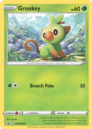Grookey (SWSH001) [Sword & Shield: Black Star Promos]-1