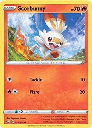 Scorbunny (031/202) (Premium Collection) [Sword & Shield: Base Set]-1