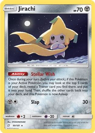 Jirachi (99/181) (Theme Deck Exclusive) [Sun & Moon: Team Up]-1