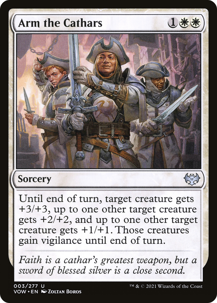 Arm the Cathars [Innistrad: Crimson Vow]-1