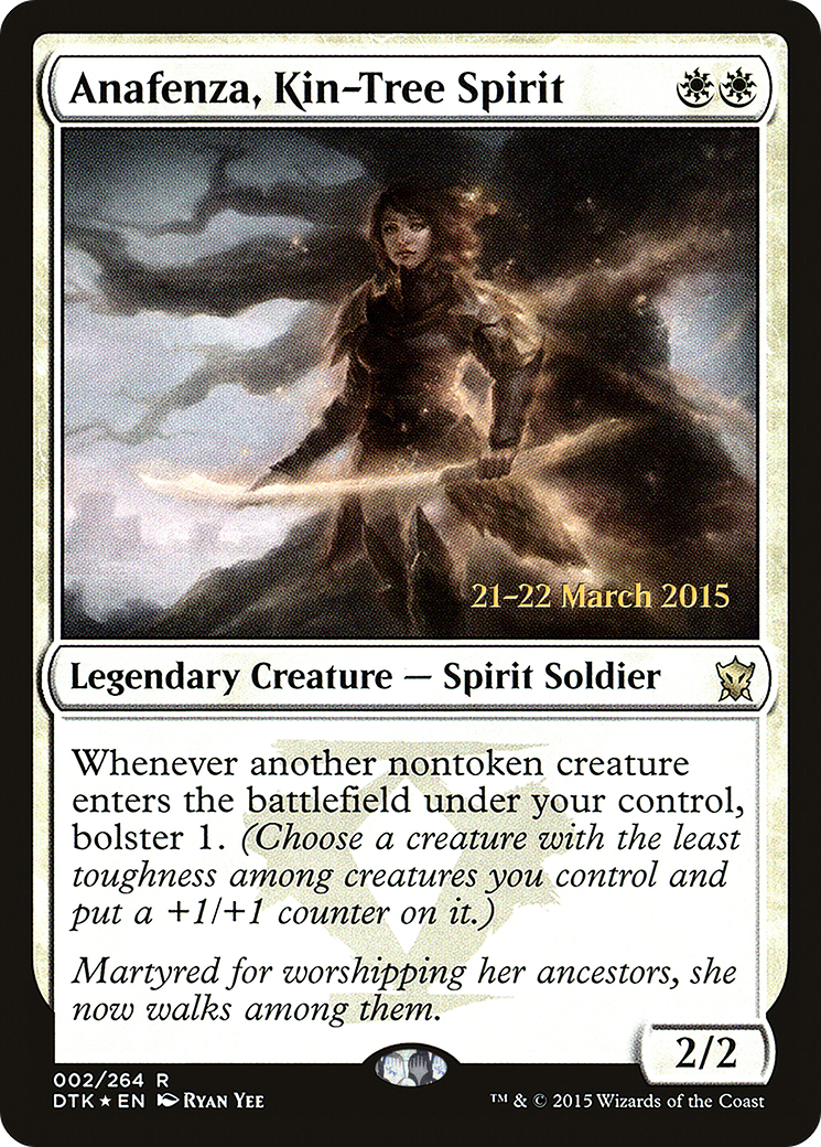 Anafenza, Kin-Tree Spirit [Dragons of Tarkir Prerelease Promos]-1