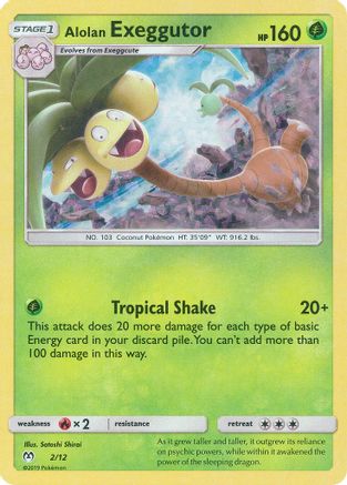 Alolan Exeggutor (2/12) [McDonald's Promos: 2019 Collection]-1