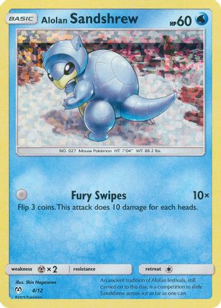 Alolan Sandshrew (4/12) [McDonald's Promos: 2019 Collection]-1