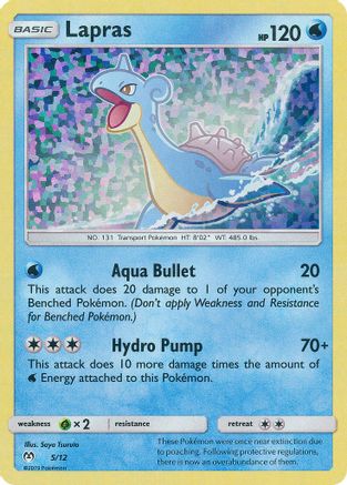 Lapras (5/12) [McDonald's Promos: 2019 Collection]-1